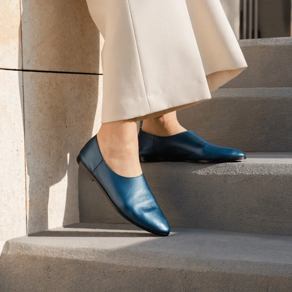 Adeela blue loafer
