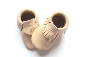 Beige Moccasins