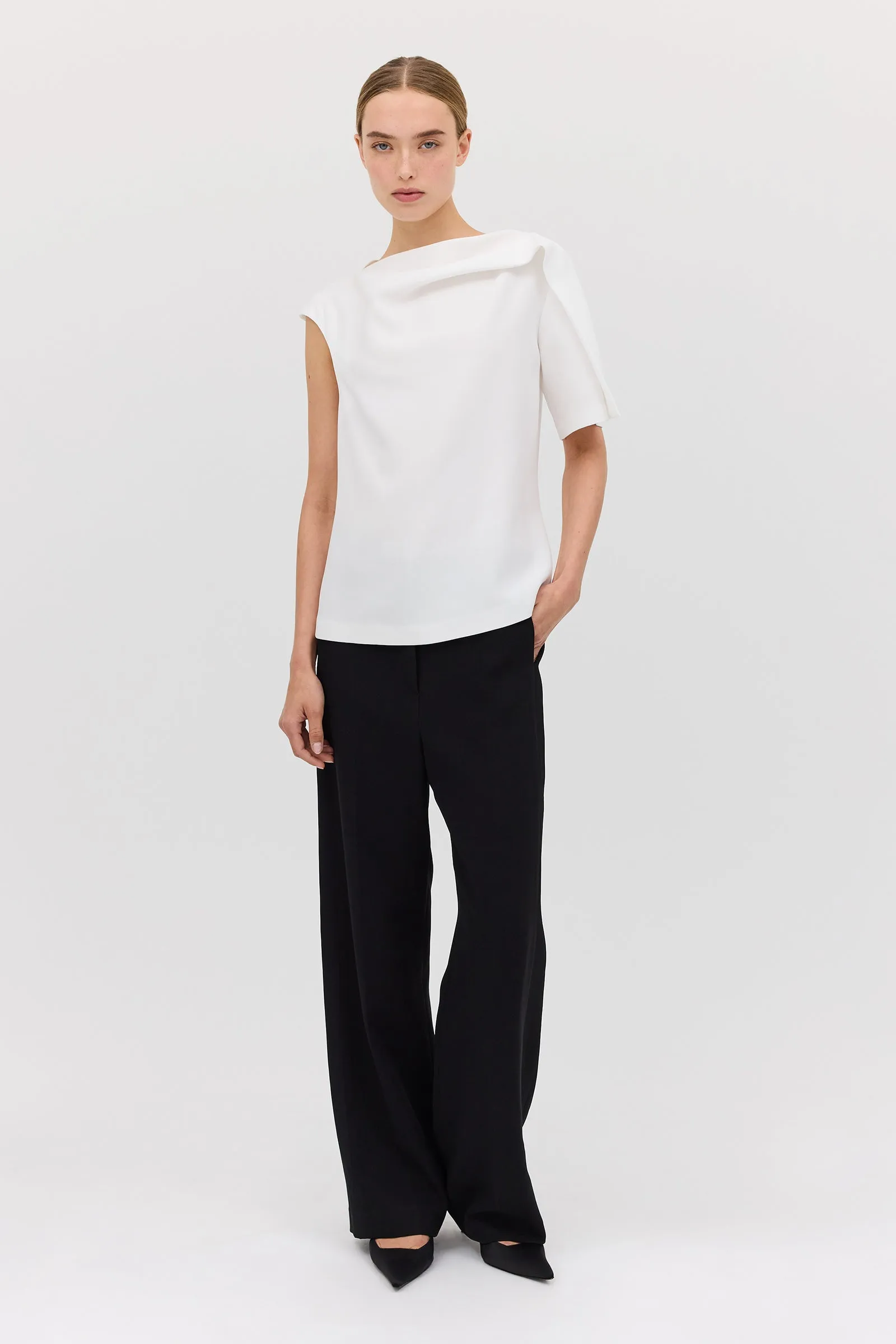 BLACK SUITING HARMONY PANT
