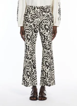 Cadmio Batik Straight Cotton Trouser