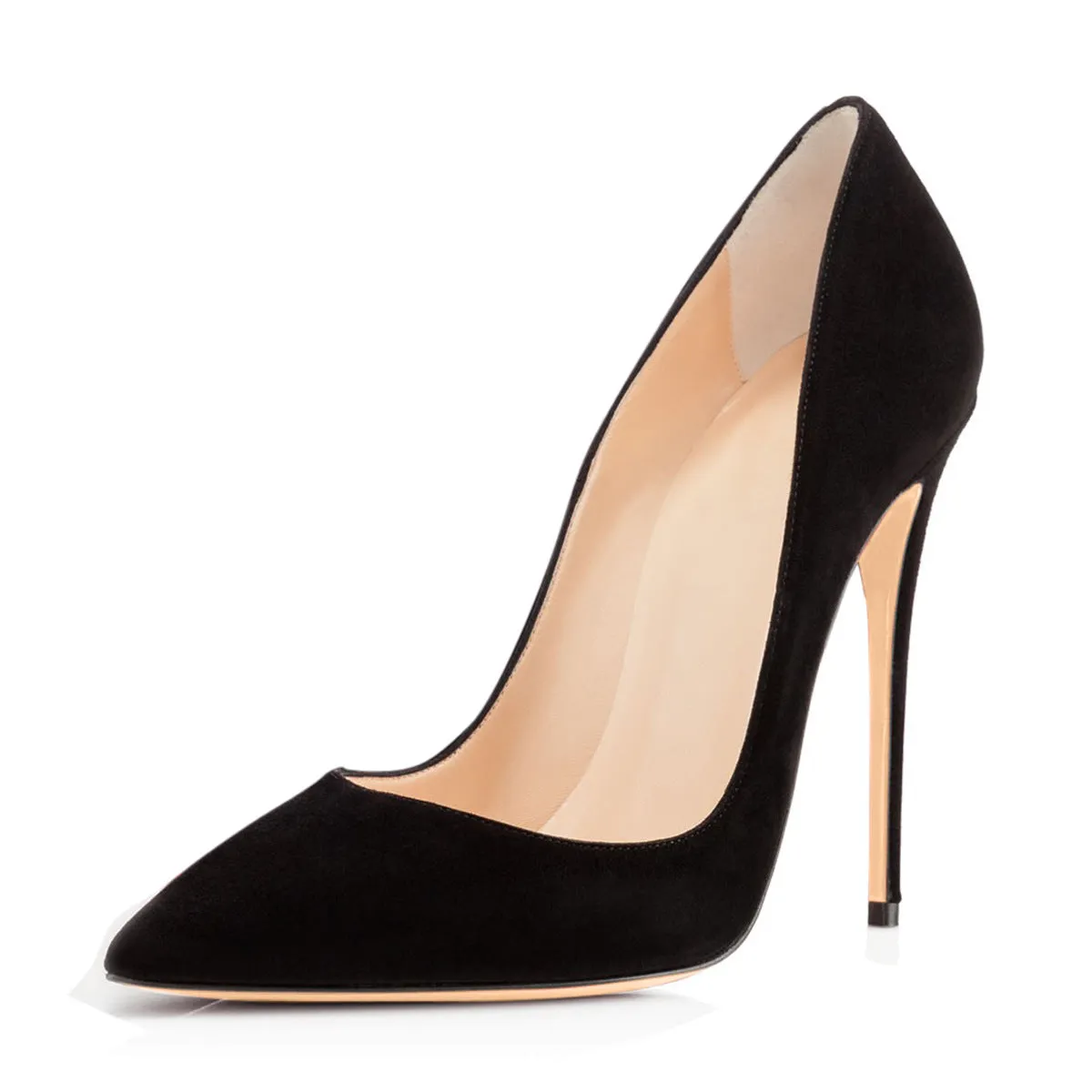 Candy Color Pointed Toe Low Cut Super High Stiletto High Heels Party Shoes