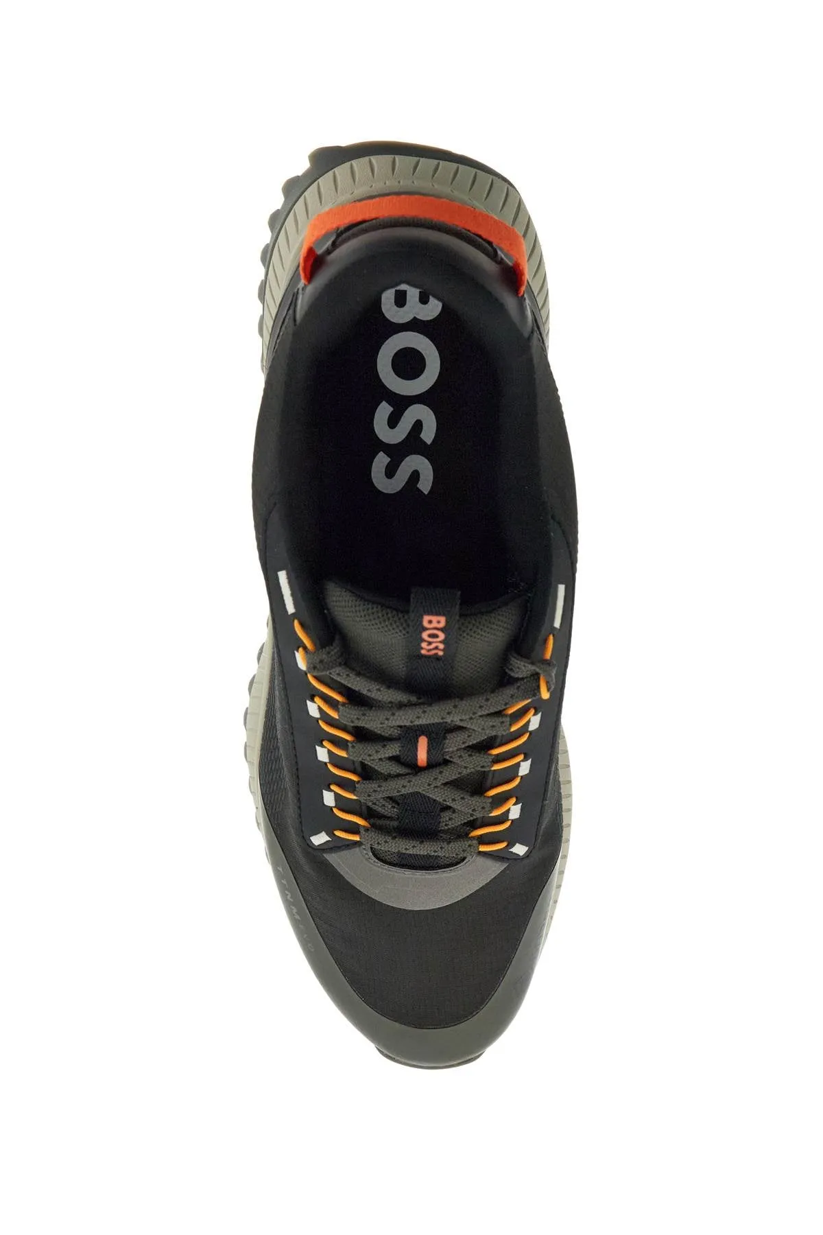 dark grey breathable sneakers with orange details ttnm evo_runn_rsgtx 50529538 CHARCOAL