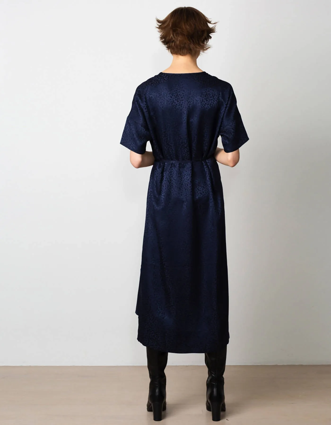 Day Silk Jacquard Midi Dress