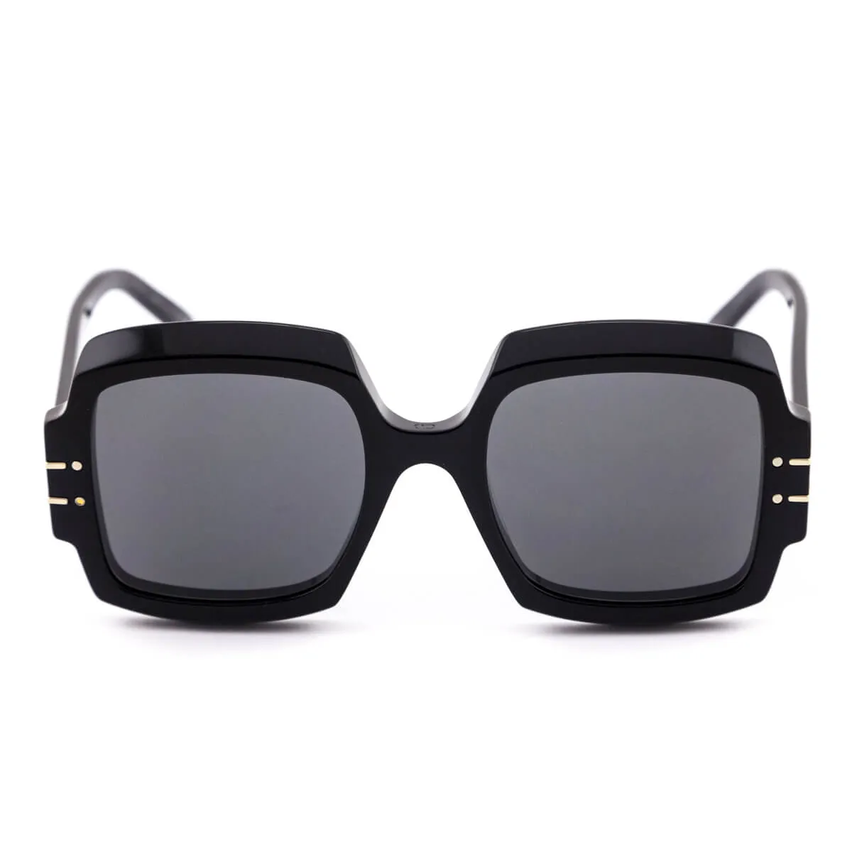 Dior Black Oversized DiorSignature S1U Tinted Sunglasses
