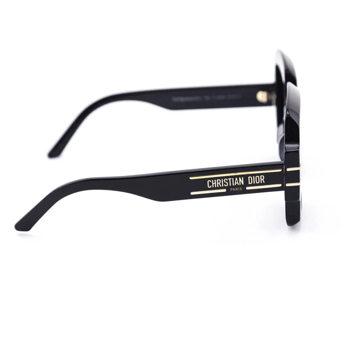 Dior Black Oversized DiorSignature S1U Tinted Sunglasses