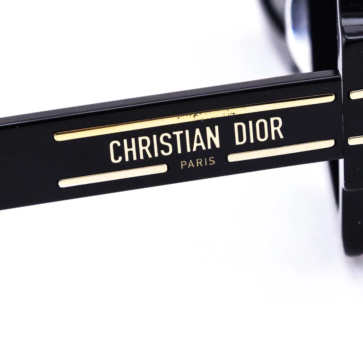 Dior Black Oversized DiorSignature S1U Tinted Sunglasses