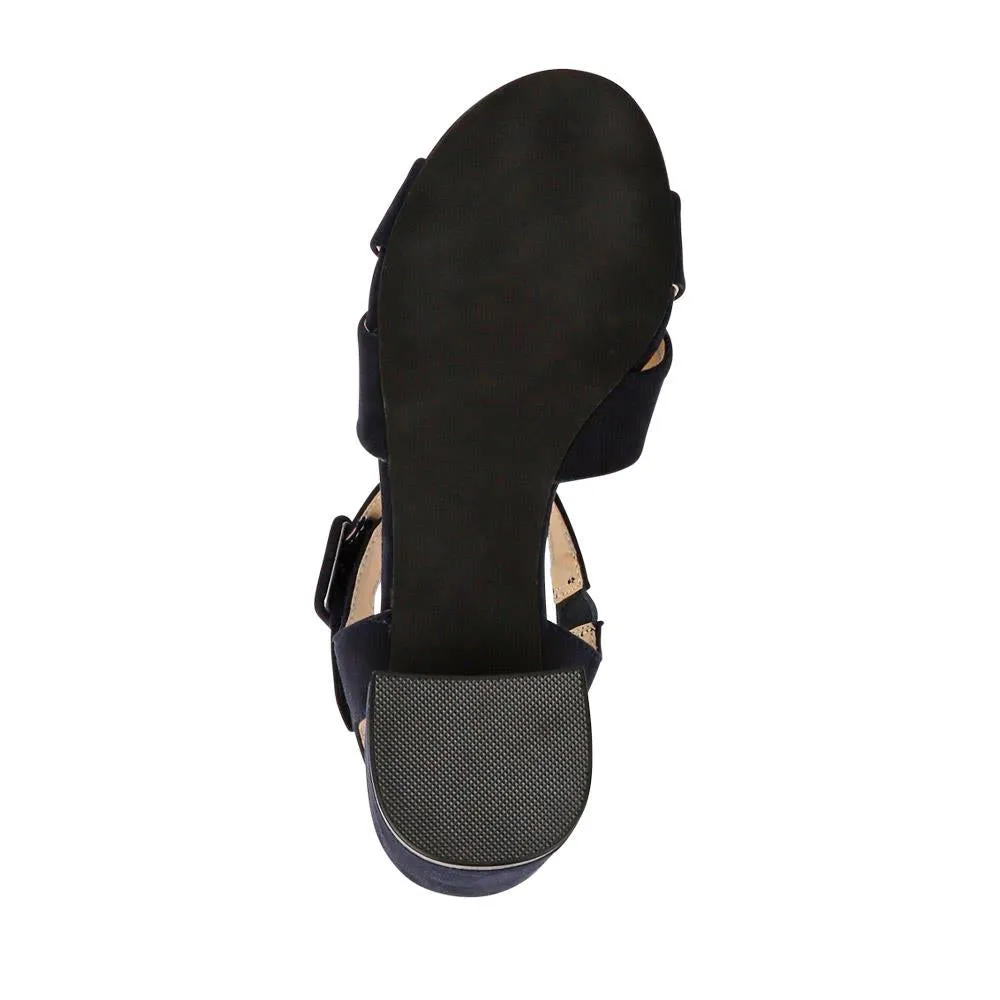 Elegant Block-Heeled Sandals - WBINS41053 / 327 111