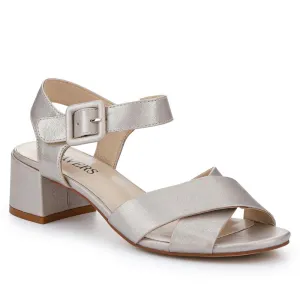 Elegant Block-Heeled Sandals - WBINS41053 / 327 111