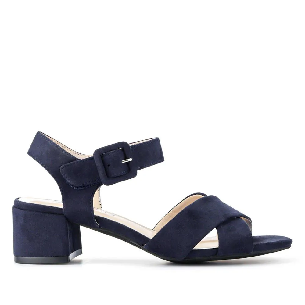 Elegant Block-Heeled Sandals - WBINS41053 / 327 111