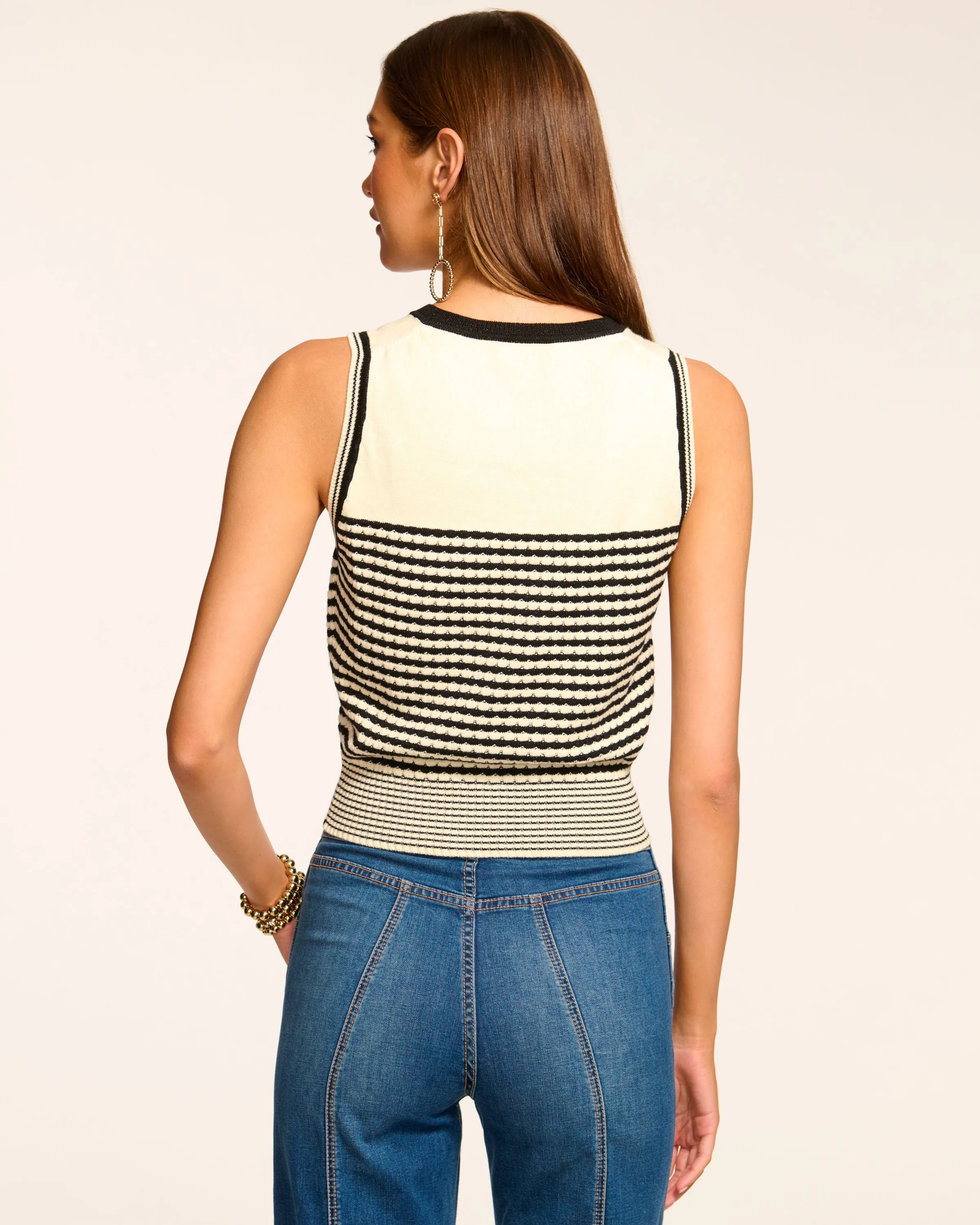 Elle V-Neck Knit Tank Top
