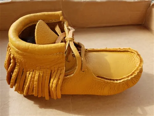 Geier Gloves 8001 HighTop American Bison Leather Moccasin (Made in USA)