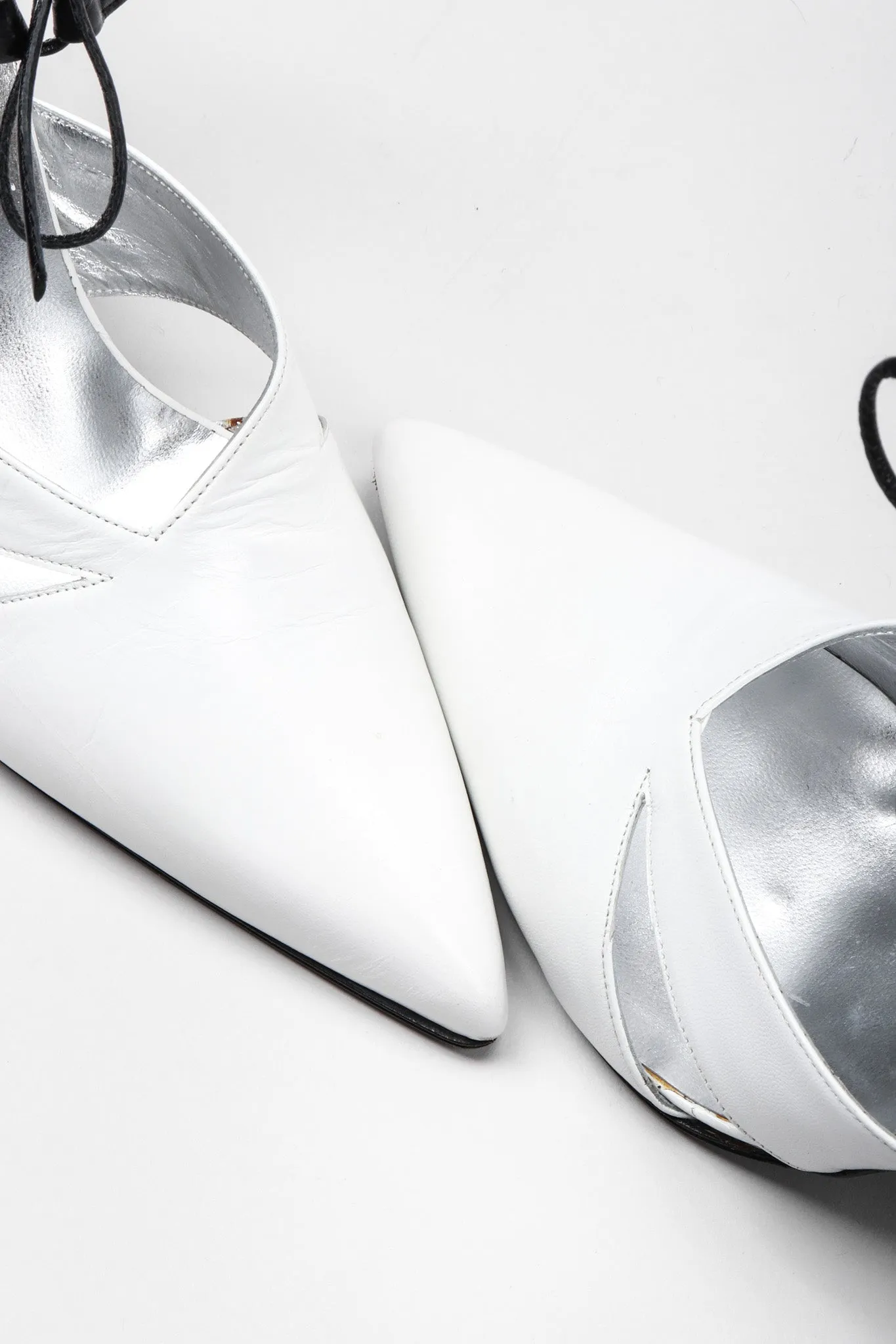 Graphic Ankle Strap Heels