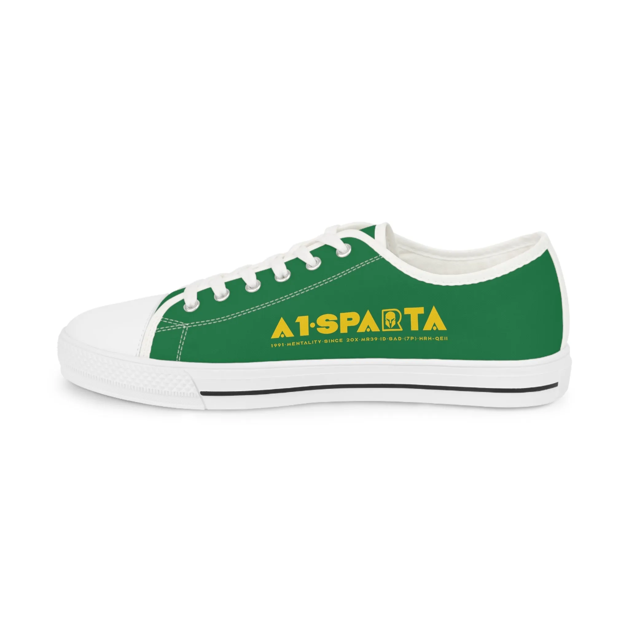 Green A1-Sparta Men's Low Top Sneakers