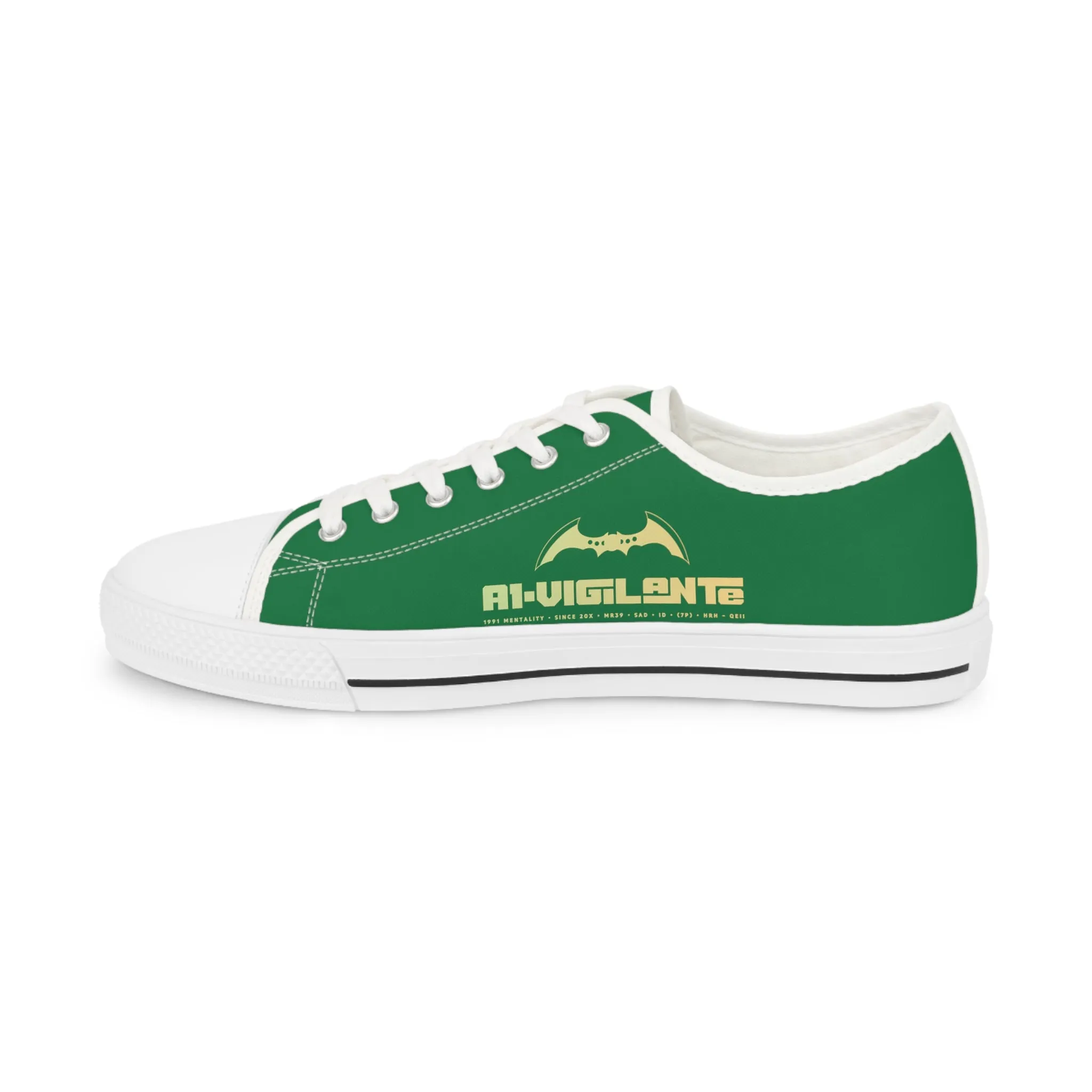 Green A1-Vigilante  Men's Low Top Sneakers