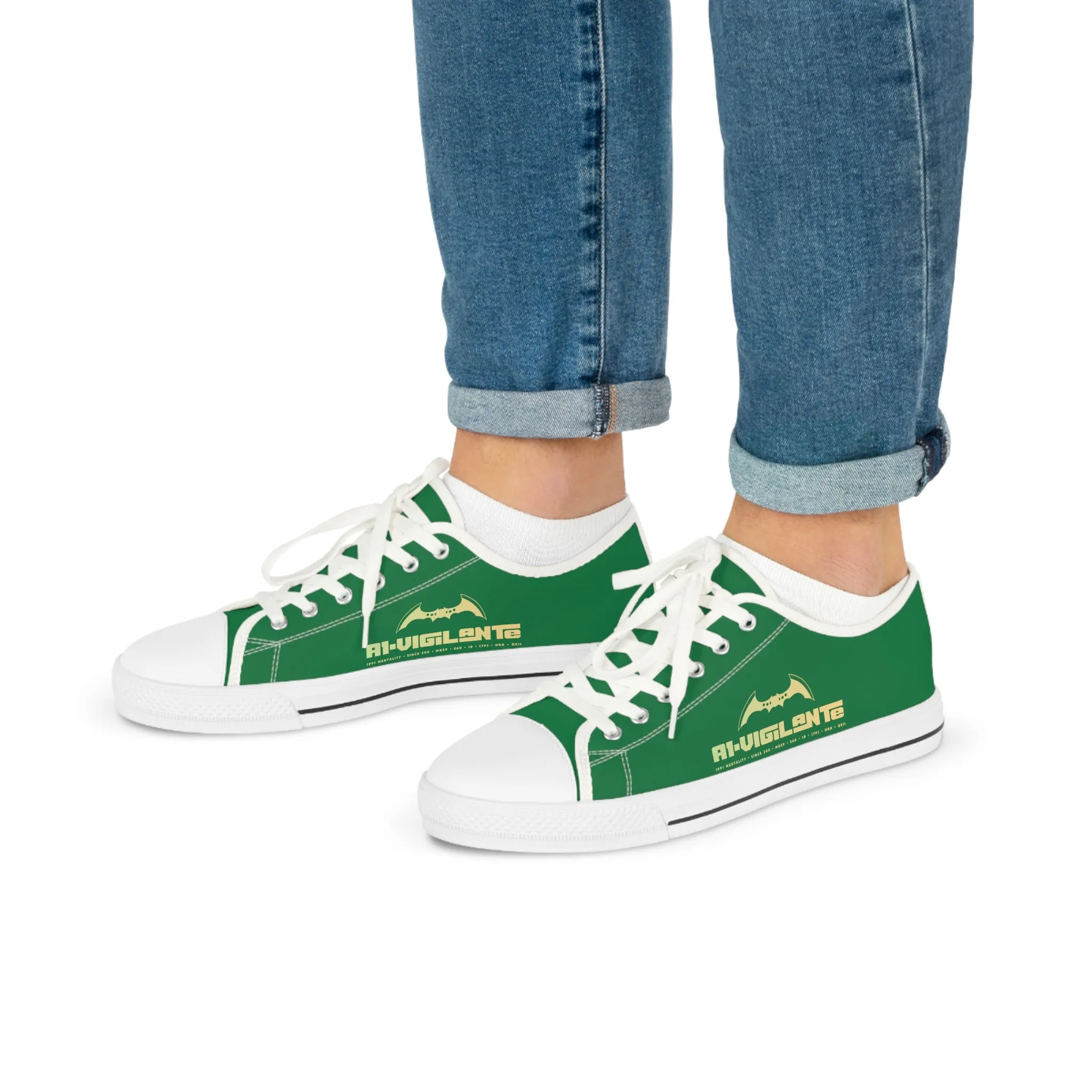 Green A1-Vigilante  Men's Low Top Sneakers