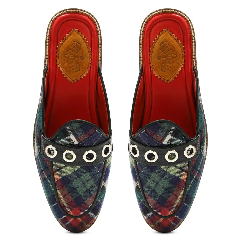 Green Tartans Mule for Men (discontinued)