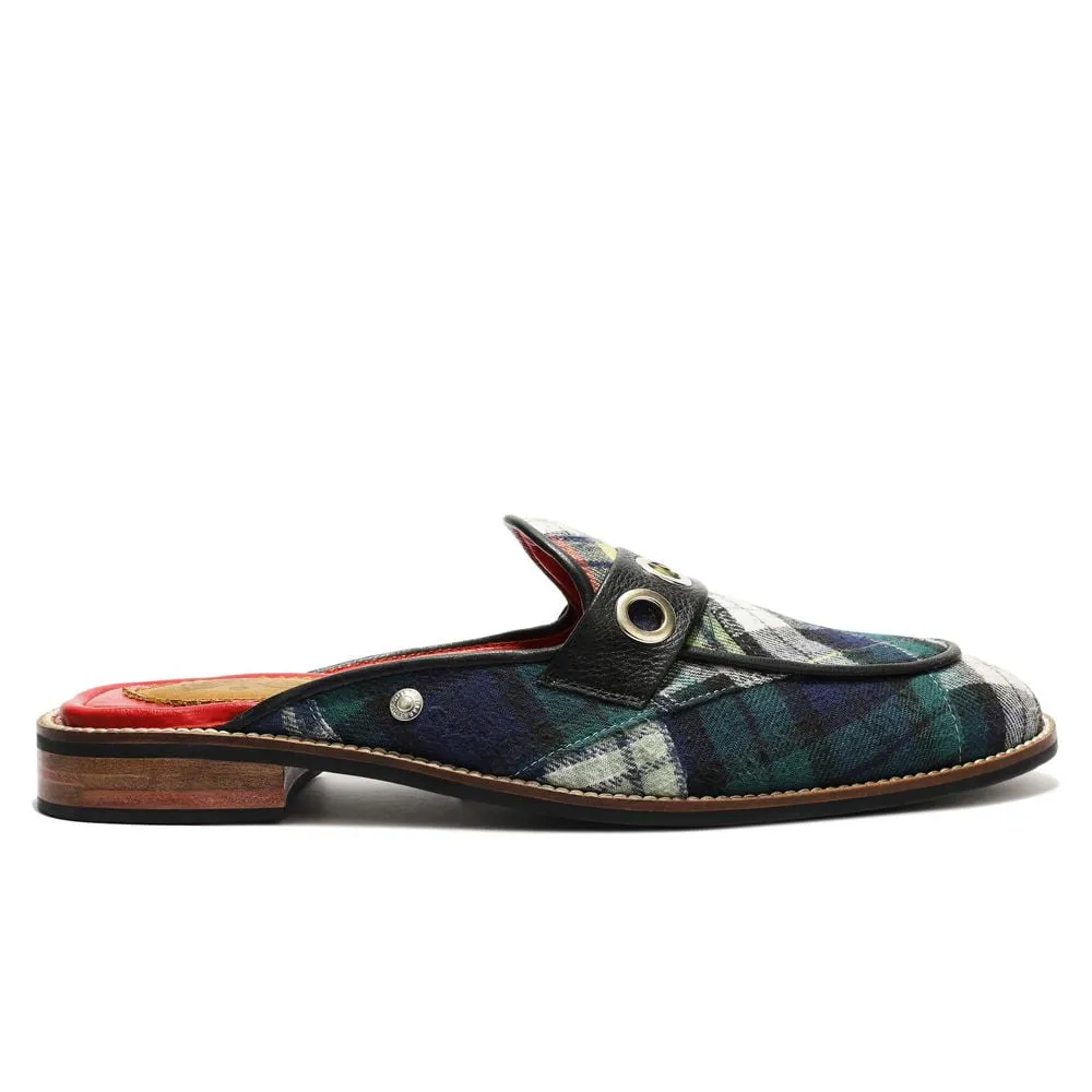 Green Tartans Mule for Men (discontinued)