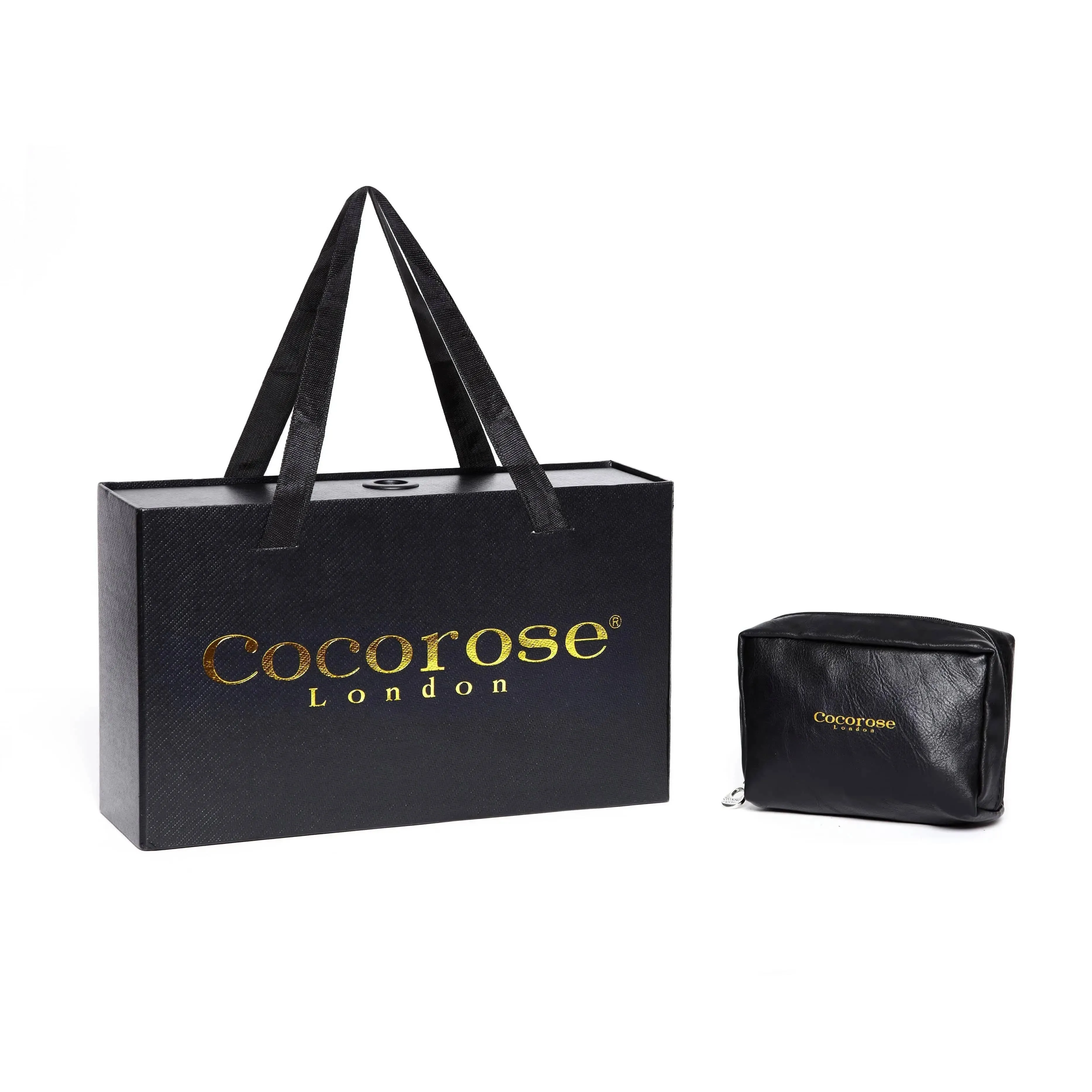 Harrow - Black with Black Cap Ballerinas