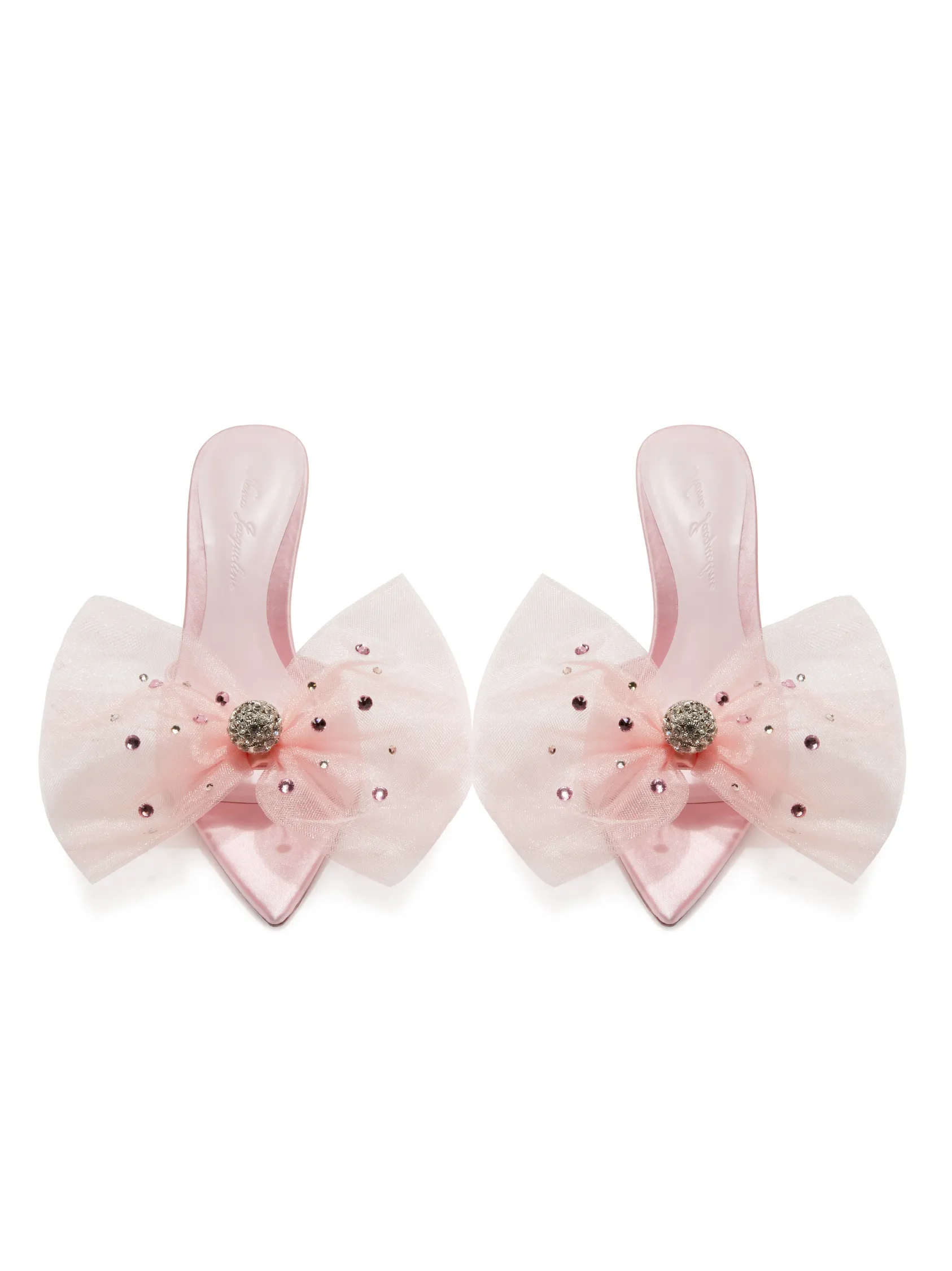 Isabella Bow Heels (Pink) (Final Sale)