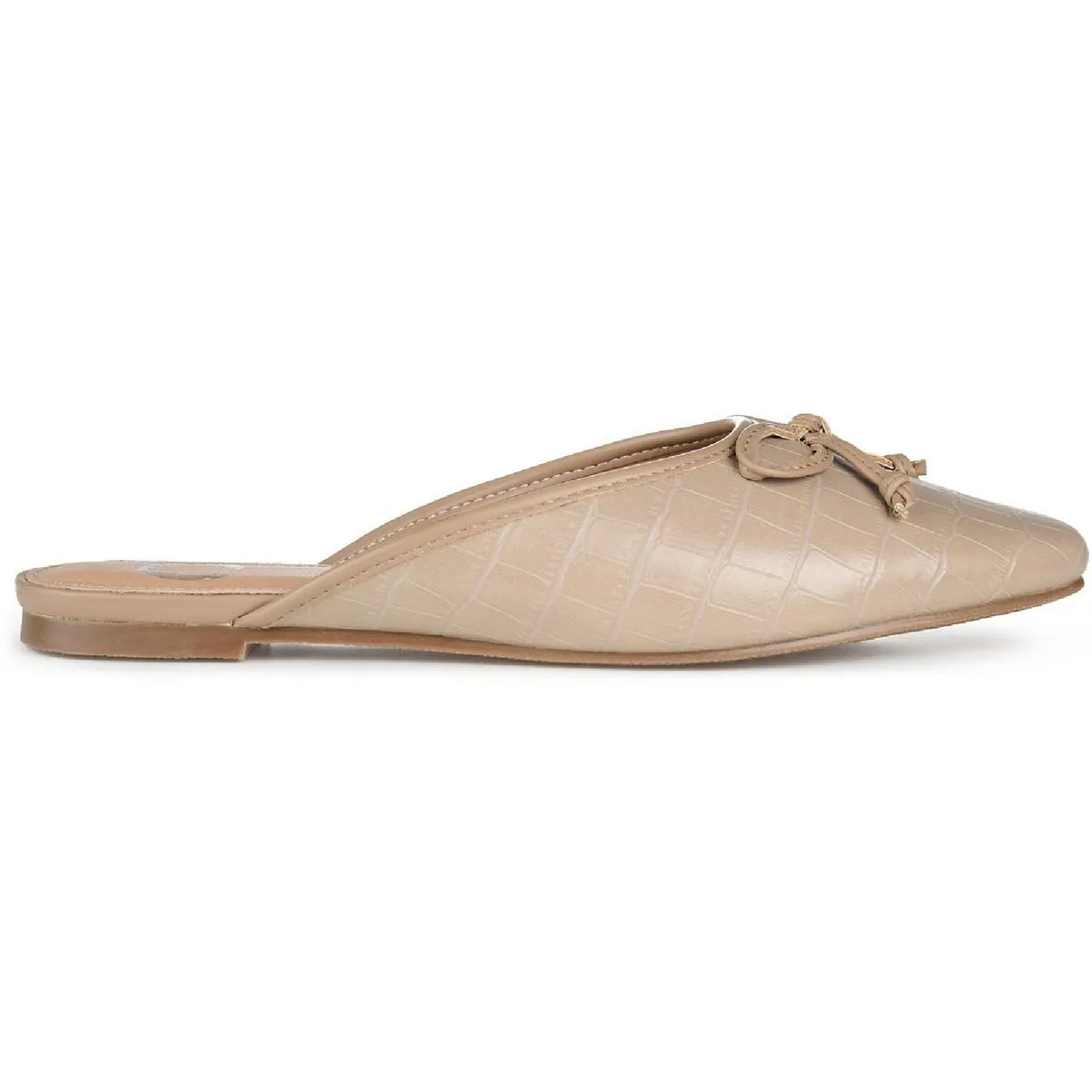 Journee Collection Womens SQUARE TOE TEXTURED Mules
