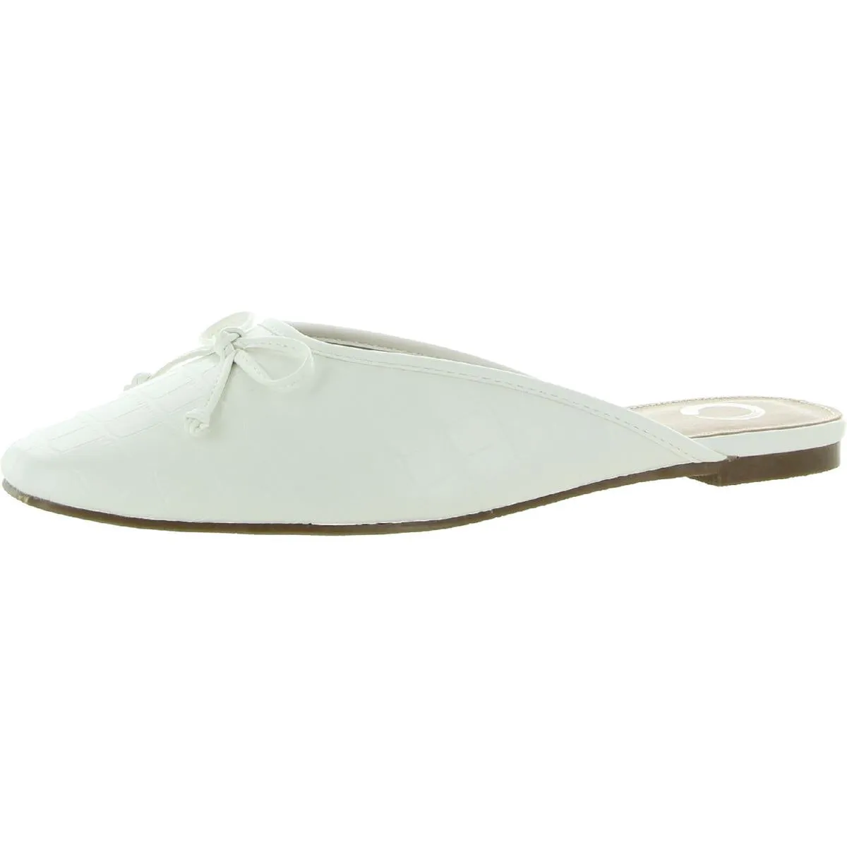 Journee Collection Womens SQUARE TOE TEXTURED Mules