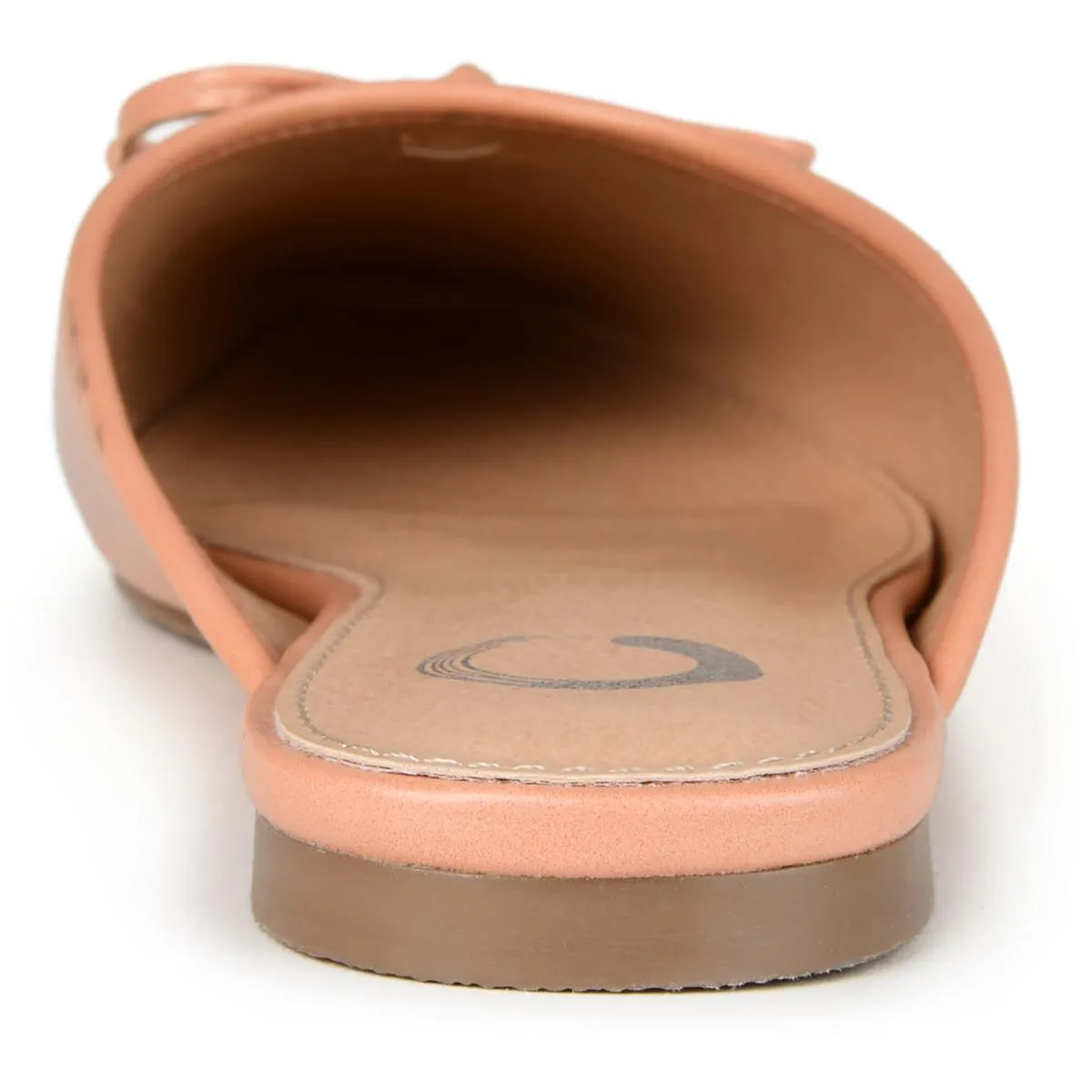 Journee Collection Womens SQUARE TOE TEXTURED Mules