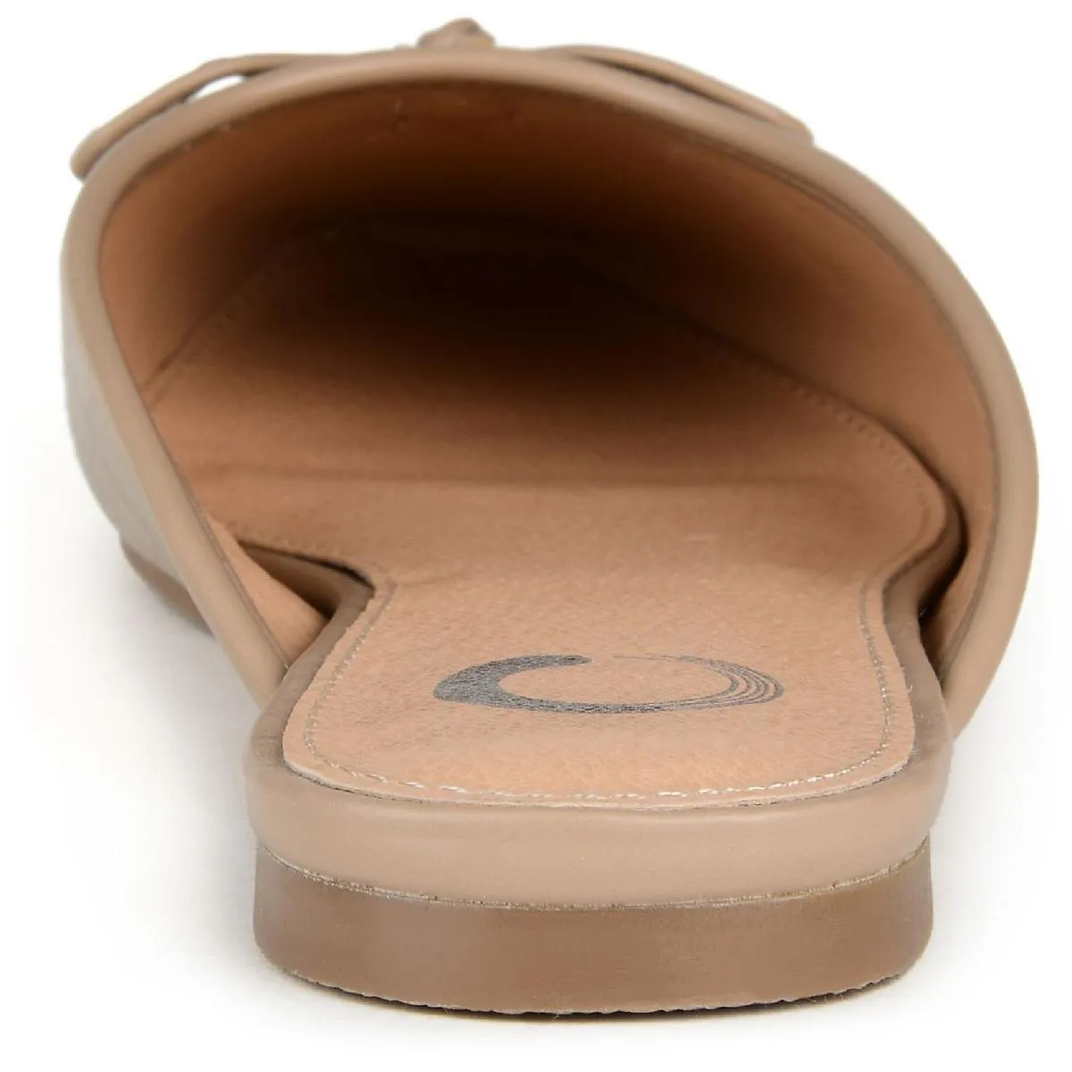 Journee Collection Womens SQUARE TOE TEXTURED Mules