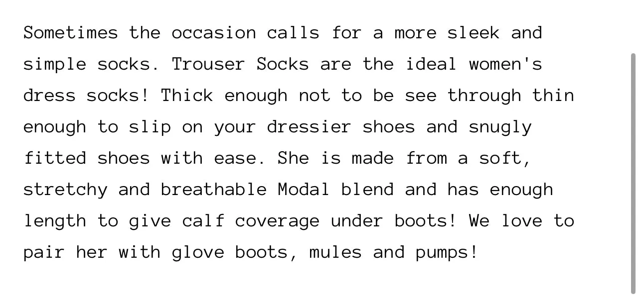 Le Bon Shoppe TROUSER SOCKS - DIJON