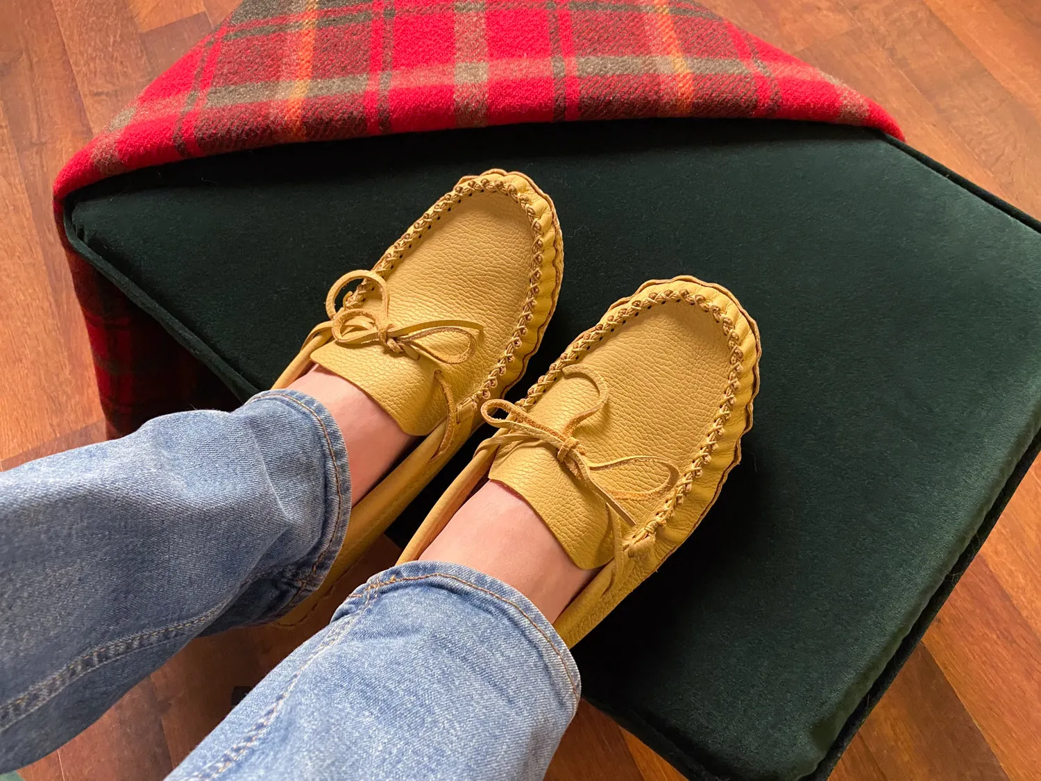 Men's Earthing Moccasins Wide Leather (Final Clearance 10 & 11)