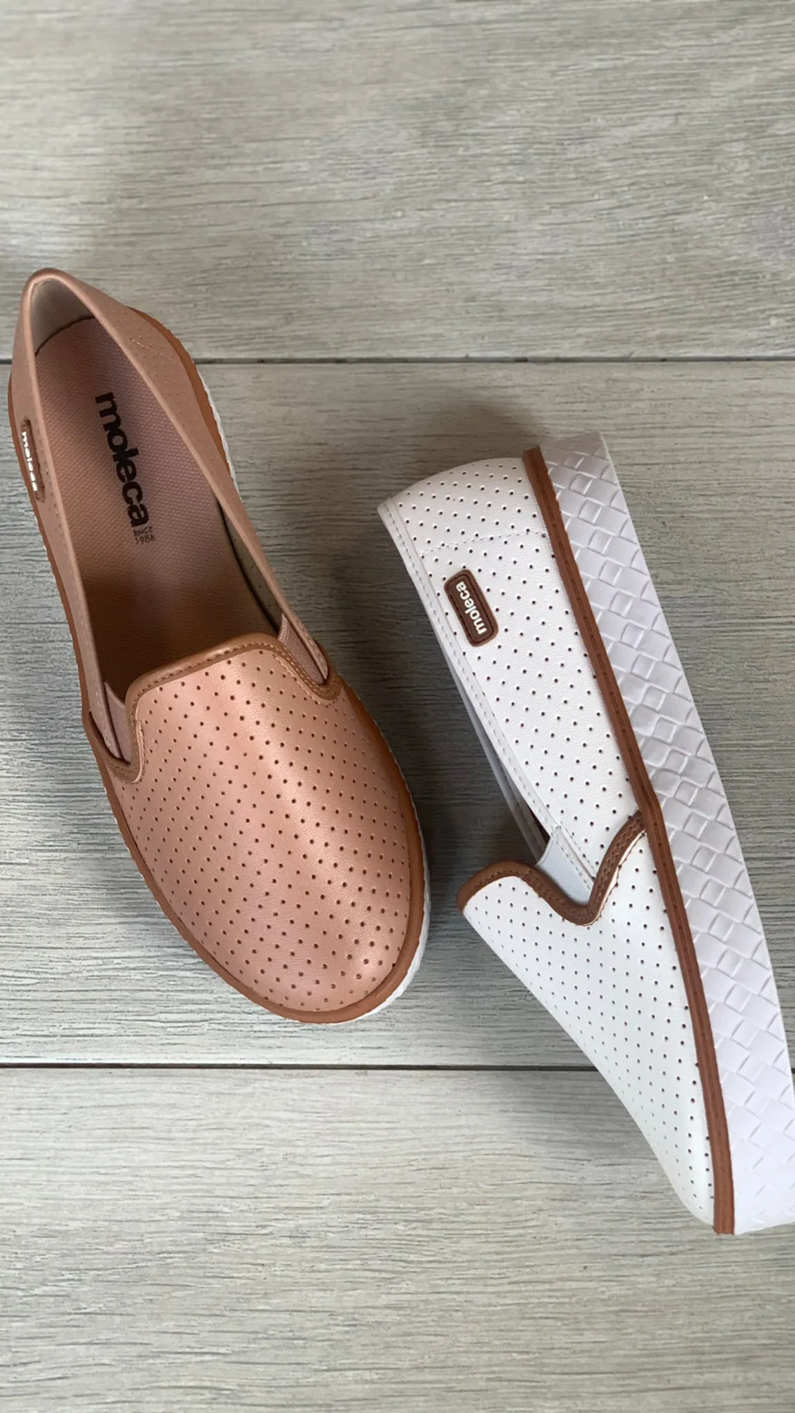 Moleca Nude Moccasins