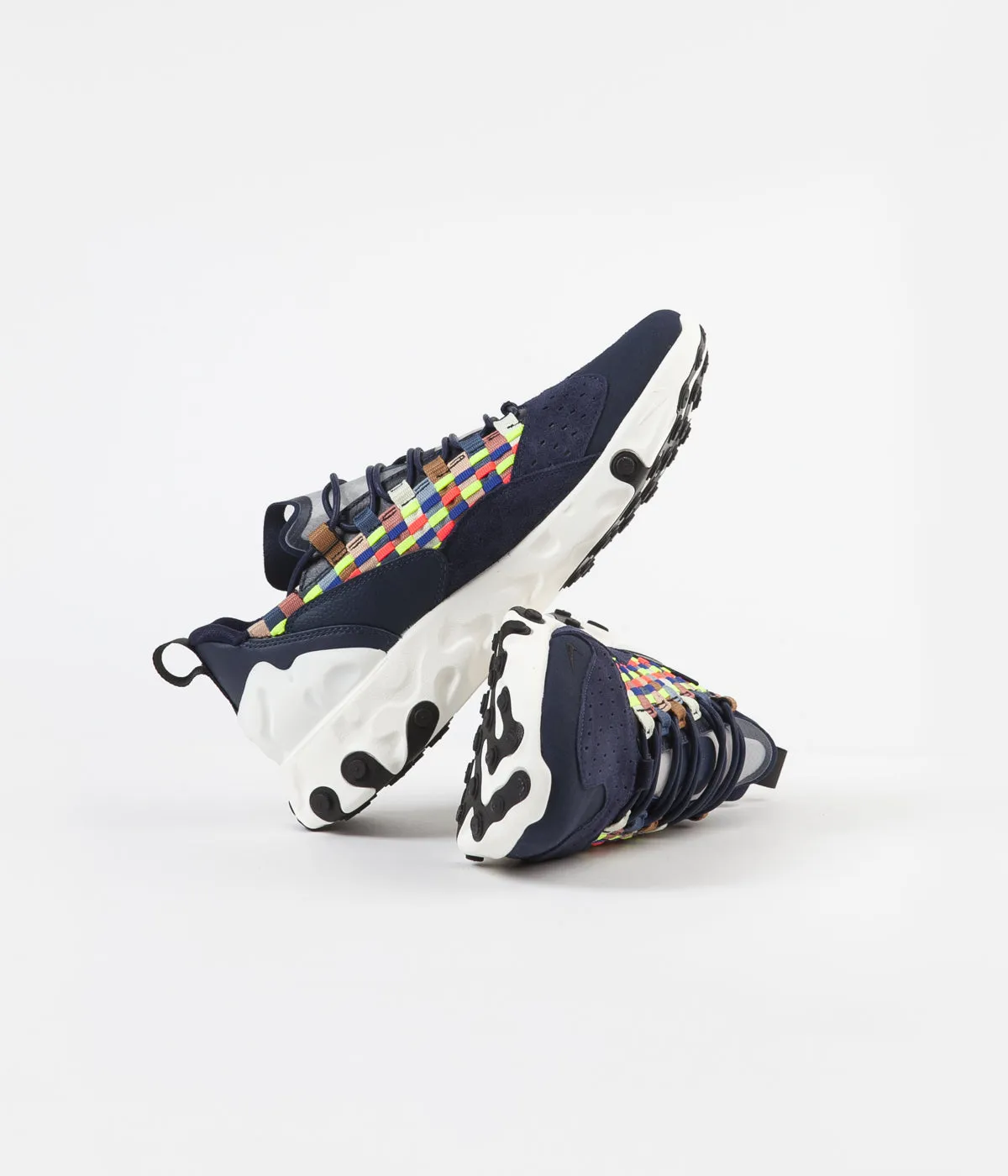 Nike React Sertu Shoes - Blackened Blue / Black - Sail