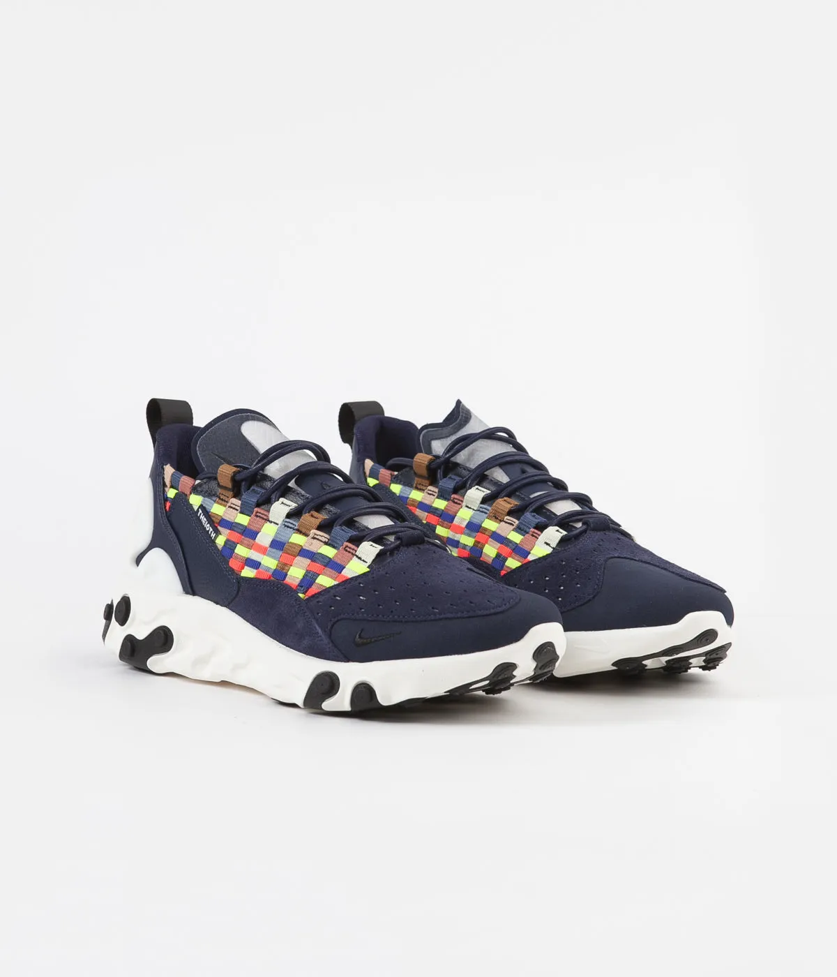 Nike React Sertu Shoes - Blackened Blue / Black - Sail