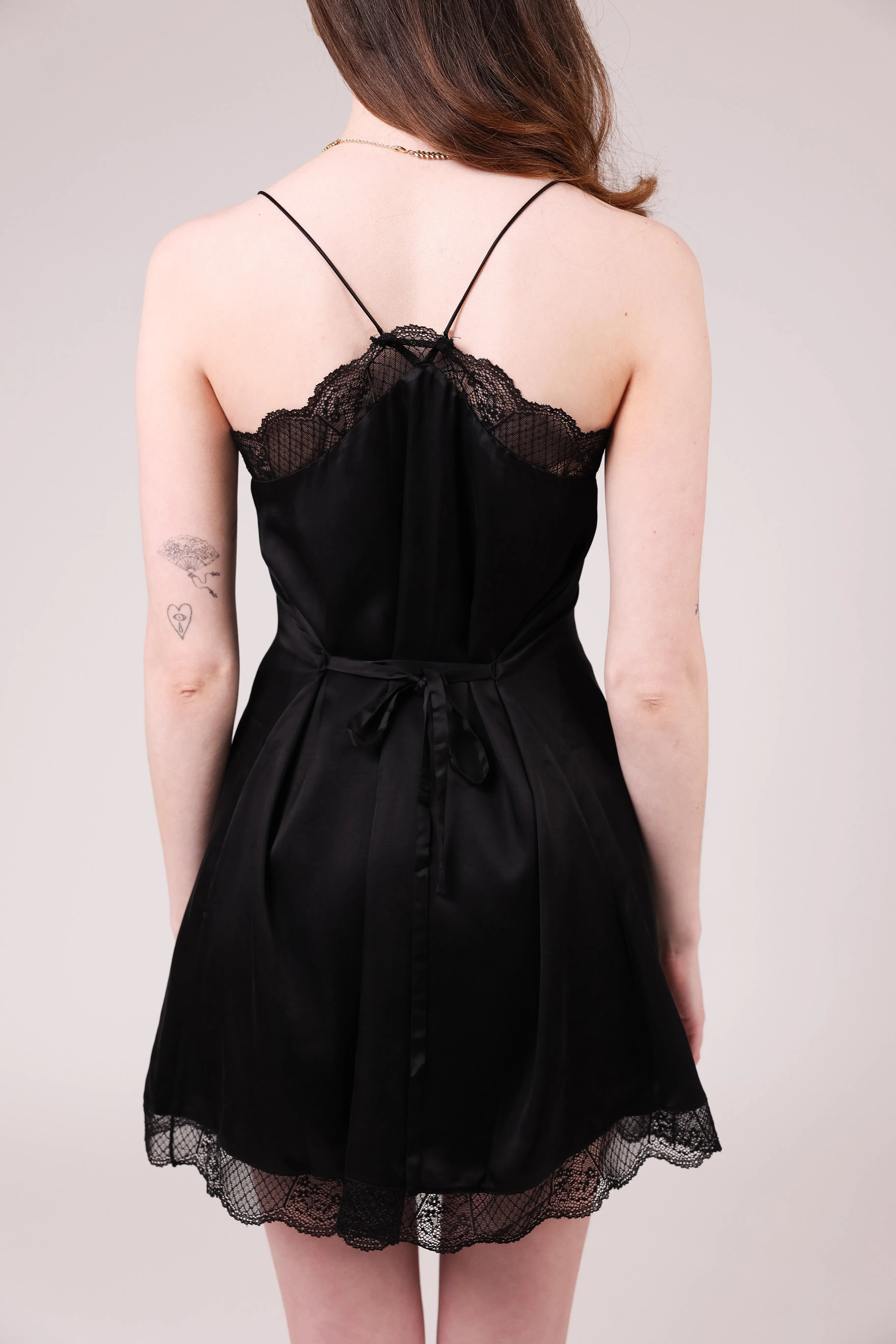 "The Lauren" Slip Dress (Black)