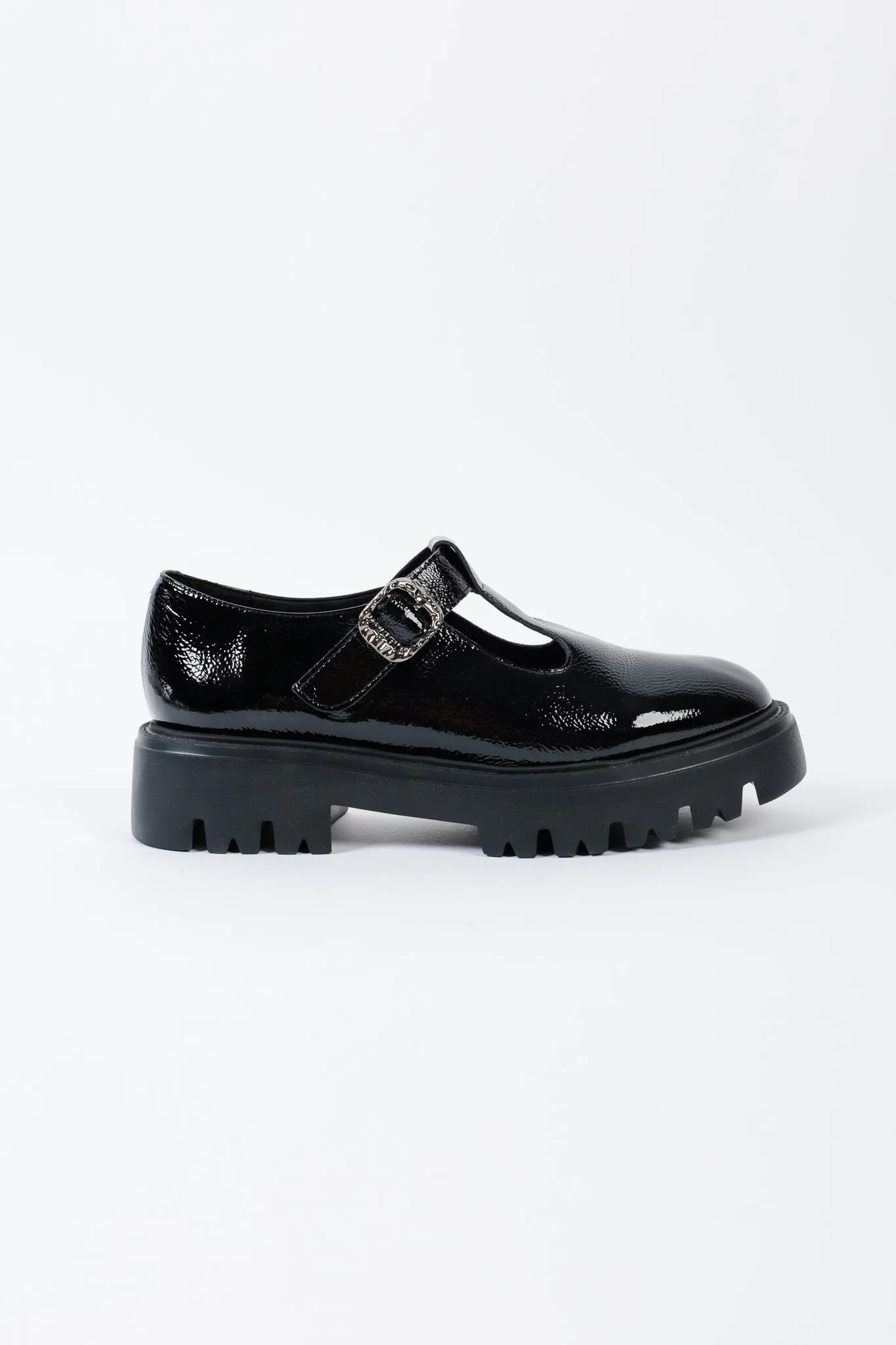 SALOME BLACK- Extra Light T-Bar Shoes