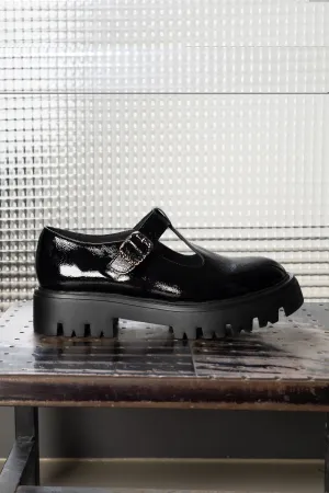 SALOME BLACK- Extra Light T-Bar Shoes