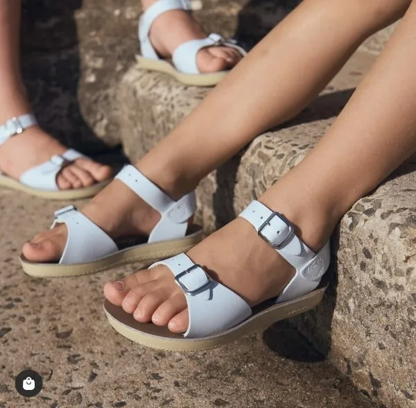 SALT WATER SANDALS Sun San Surfer - Light Blue