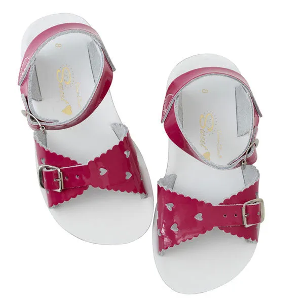 Salt-Water Sweetheart Pink Patent Sandals