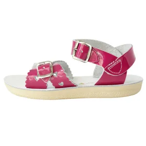 Salt-Water Sweetheart Pink Patent Sandals