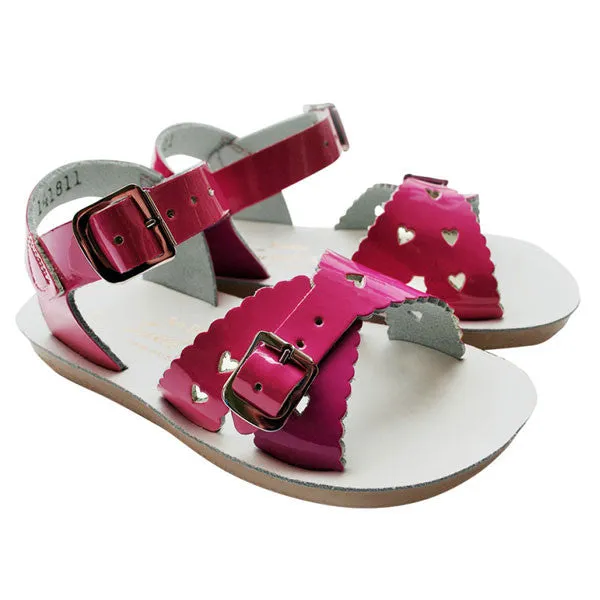 Salt-Water Sweetheart Pink Patent Sandals
