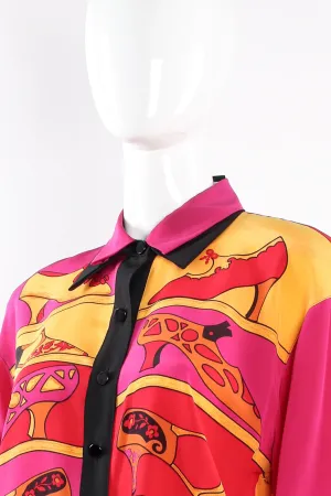 Shoe Closet Silk Shirt