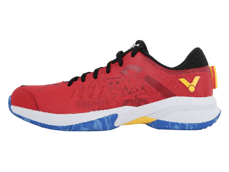 [VICTOR X ONE PIECE] A-OPL D Luffy Red Court Shoes