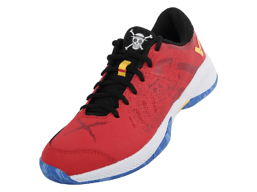 [VICTOR X ONE PIECE] A-OPL D Luffy Red Court Shoes