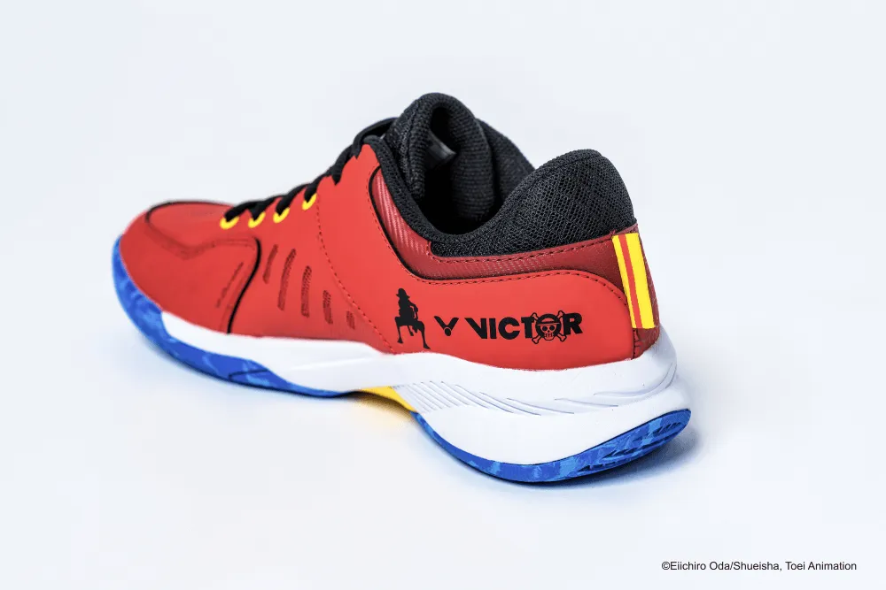 [VICTOR X ONE PIECE] A-OPL D Luffy Red Court Shoes