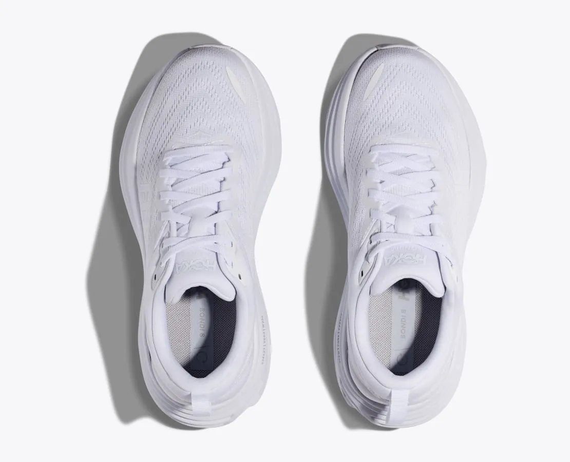 WOMEN'S BONDI 8 WIDE D - D - WWH WHITE/WHITE - SIZE 10.0